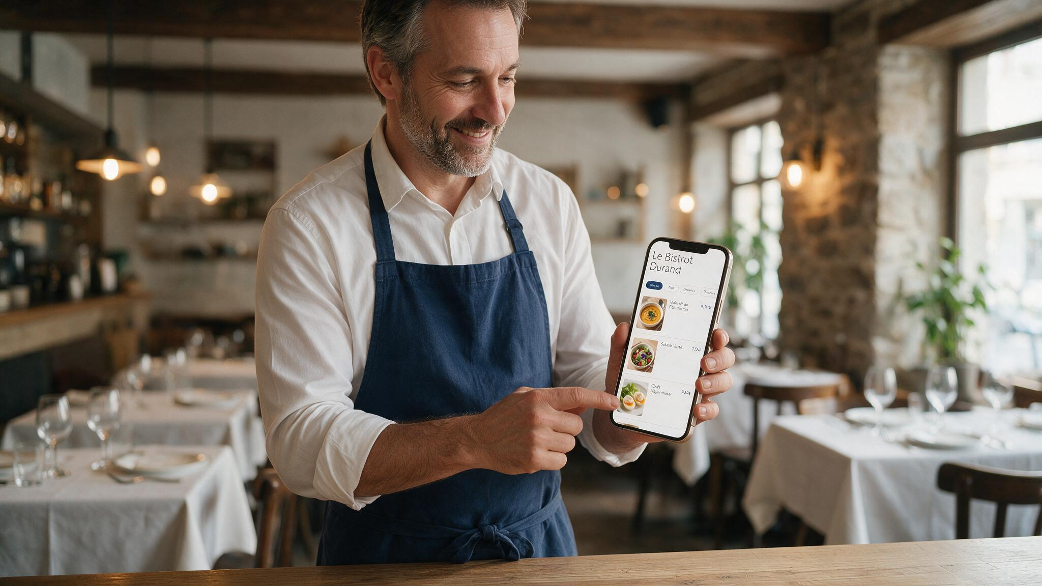 Vos clients scannent le QR code